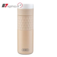 Audi isoleerfles, roestvrij staal, Beige